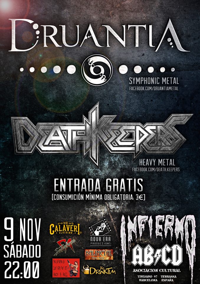 Death Keepers + Druantia Infierno (Terrassa (Barcelona))