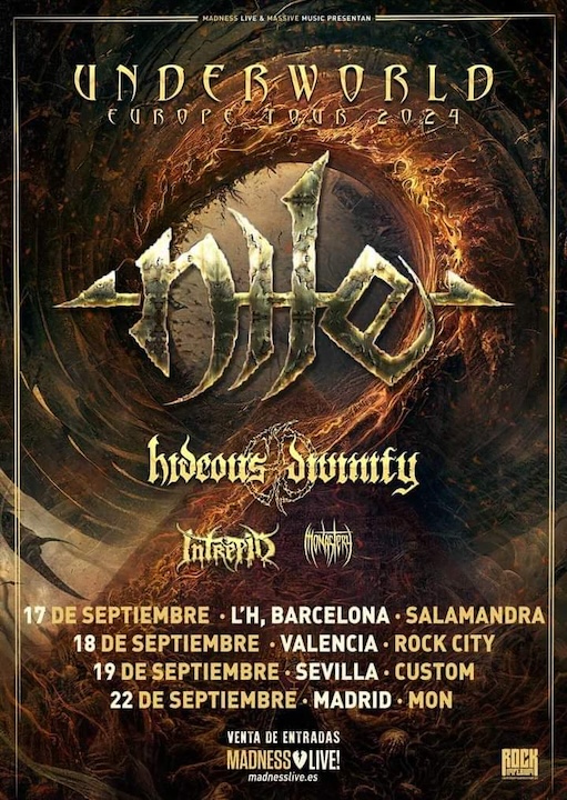 Nile + Hideous Divinity + Intrepid + Monastery Custom (Sevilla)