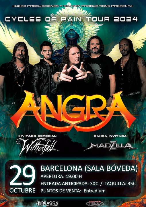 Angra + Witherfall + Madzilla