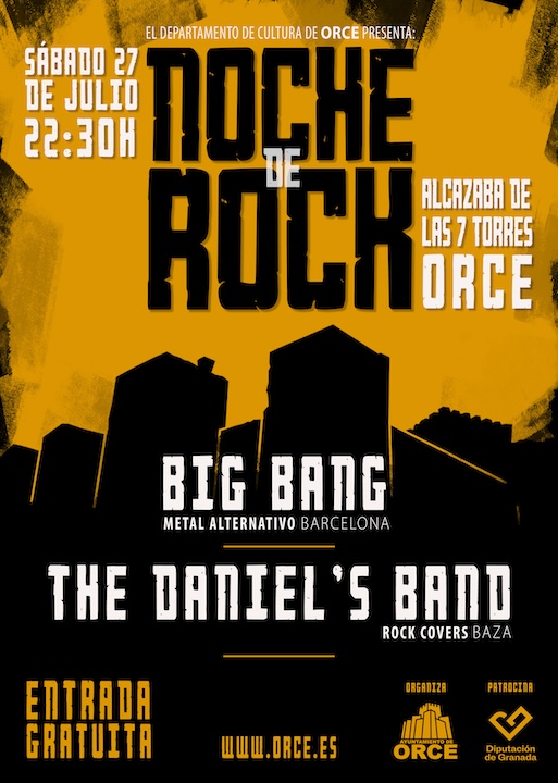 Big Bang + The Daniel's Band Alcazaba de las 7 Torres (Orce)