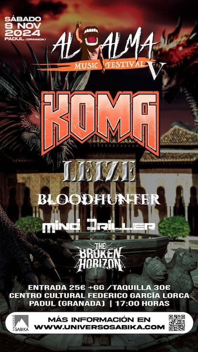 Koma + Leize + Bloodhunter + Mind Driller + The Broken Horizon