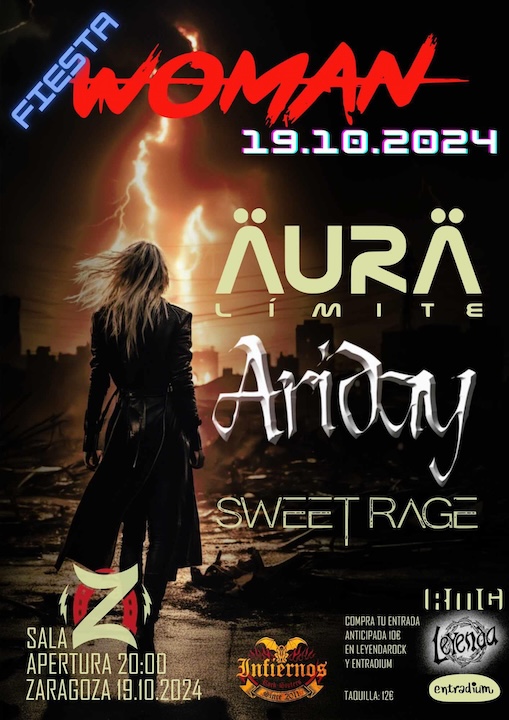 Aura Límite + Ariday + Sweet Rage