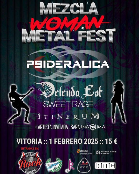 Psideralica + Delenda Est + Sweet Rage + Itinerum + Sara Inanima Urban Rock Concept (Gasteiz (Vitoria))