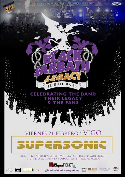 Black Sabbath Legacy - Tribute Band Supersonic (Vigo)