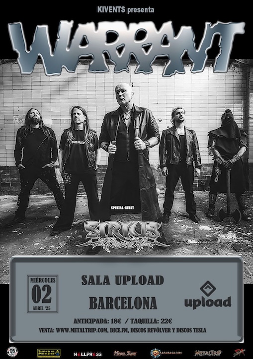 Warrant + Sirius Upload (Barcelona)