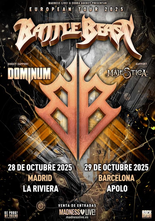 Battle Beast + Dominum + Majestica Apolo (Barcelona)