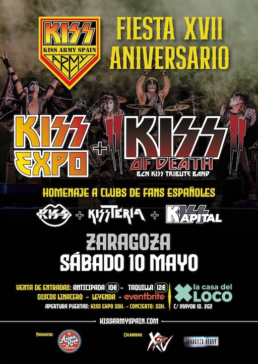 Kiss Expo + Kiss of Death La Casa del Loco (Zaragoza)