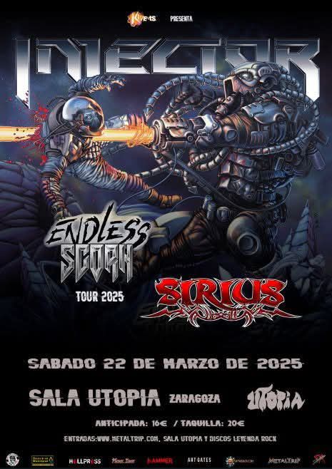 Injector + Sirius + Sirius Utopía (Zaragoza)