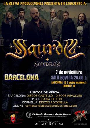 SombraS + Saurom - 7/10/2015 Bóveda (Bcn)