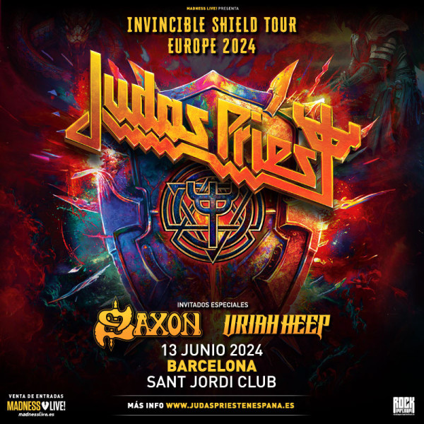 Judas Priest + Saxon + Uriah Heep - 17/06/24 - St.Jordi Club (Bcn)