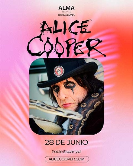Alma Festival: Alice Cooper + Dizzel - 28/06/24 - Poble Espanyol (Bcn)