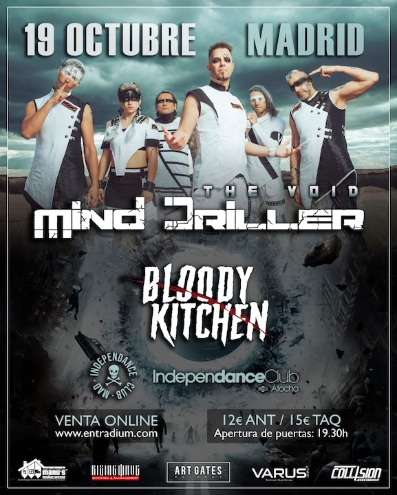 Mind Driller + Bloody Kitchen - 19/10/24 - Sala Independance (Madrid)