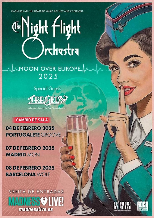 The Night Flight Orchestra + Tragedy - 08/02/2025 - Wolf (Barcelona)