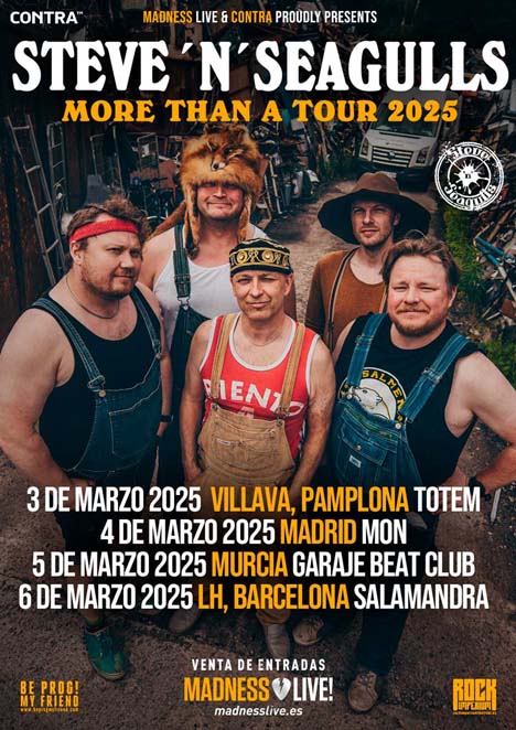 Steven'n'Seagulls - 05/03/25 - Garaje Beat Club (Murcia)