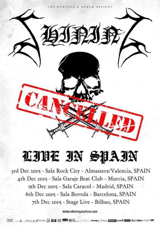 Cancelada la gira de Noctem junto a Shinning