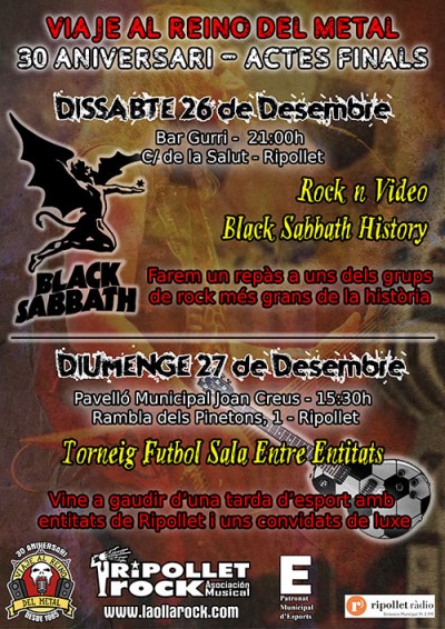 Actes finals 30è Aniversari Viaje Al Reino Del Metal