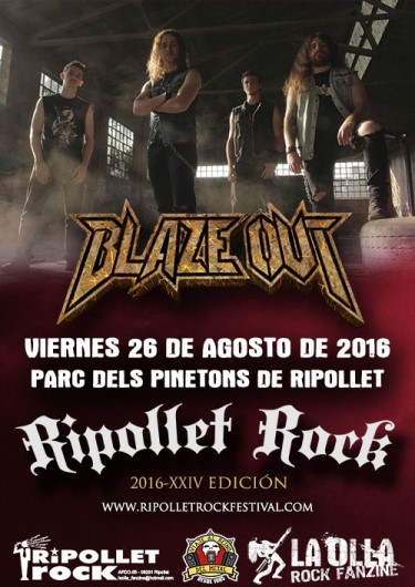 Ripollet Rock Festival 2016: Primera Confirmació