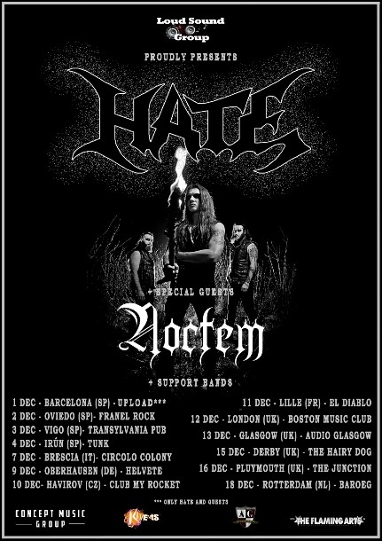 Hate y Noctem: gira europea este otoño