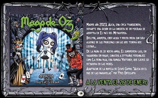 Nou disc de Mägo de Oz el 26 de gener