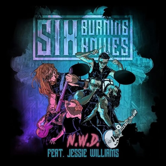 Gran despliegue musical de SIX BURNING KNIVES con JESSIE WILLIAMS