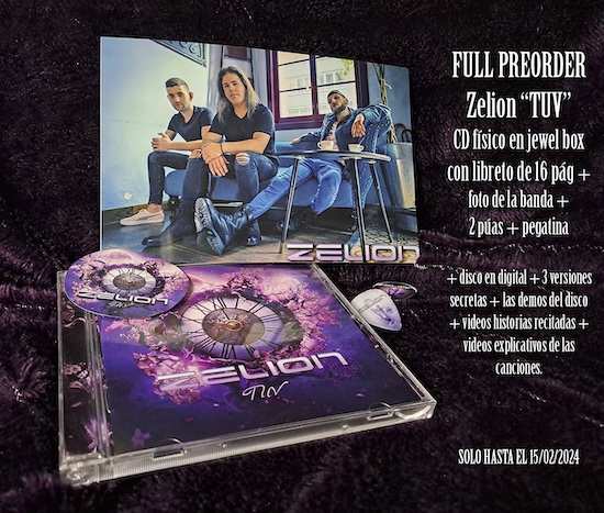 ZELION: Quart single del seu nou disc TUV