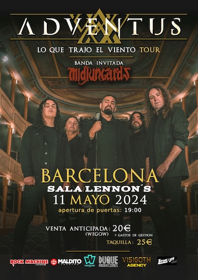 ADVENTUS y MIDJUNGARDS anuncian cambio de sala en Barcelona