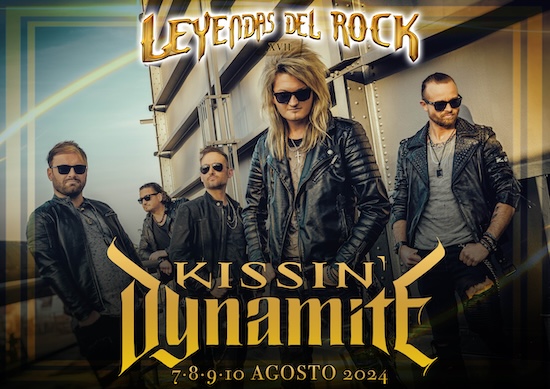Kissin' Dynamite directos a Leyendas del Rock 2024!!