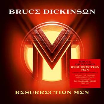 BRUCE DICKINSON brilla en su nuevo single: Resurrection Men
