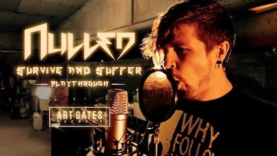 NULLED lanzan video playthrough de voces y guitarras de Survive & Suffer