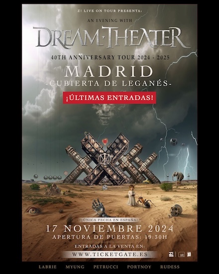 DREAM THEATER inicia con éxito la gira que les trae a Madrid el próximo 17 de noviembre