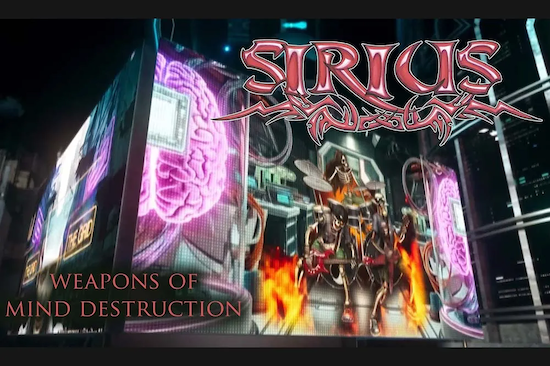 Video lyric de SIRIUS, Weapons of Mind destruction