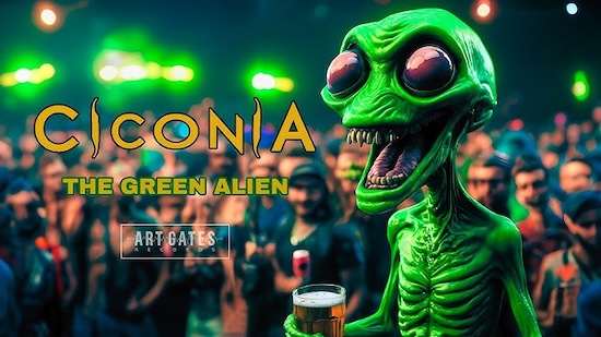 CICONIA lanza The Green Alien: Un giro electrónico dentro del metal