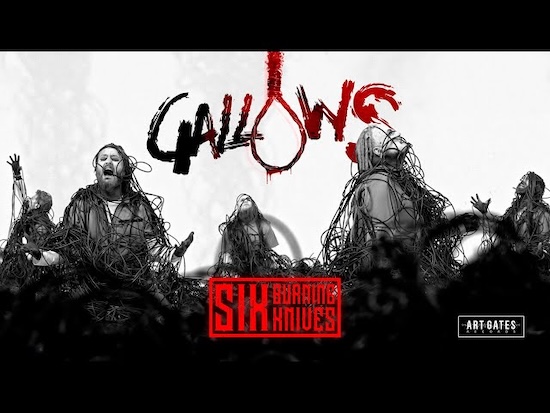 SIX BURNING KNIVES lanzan un potente single y video llamado Gallows